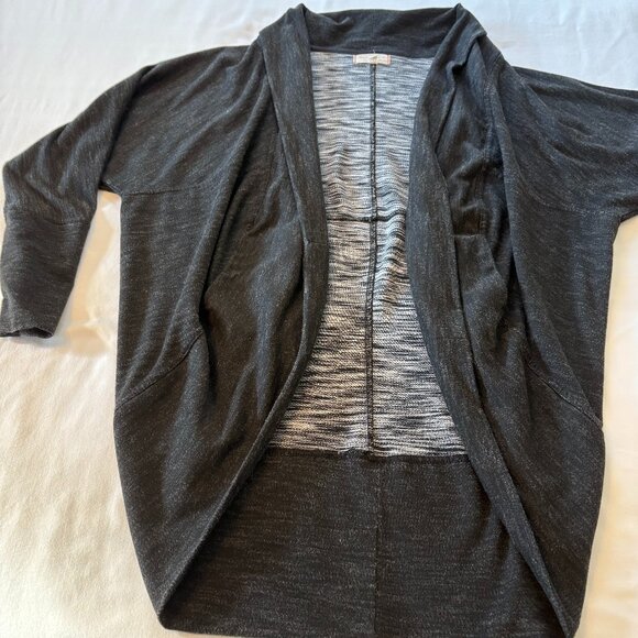 Max Studio Weekend Shawl Collar Jacket, Heathered Gray, Size Medium - Picture 7 of 11